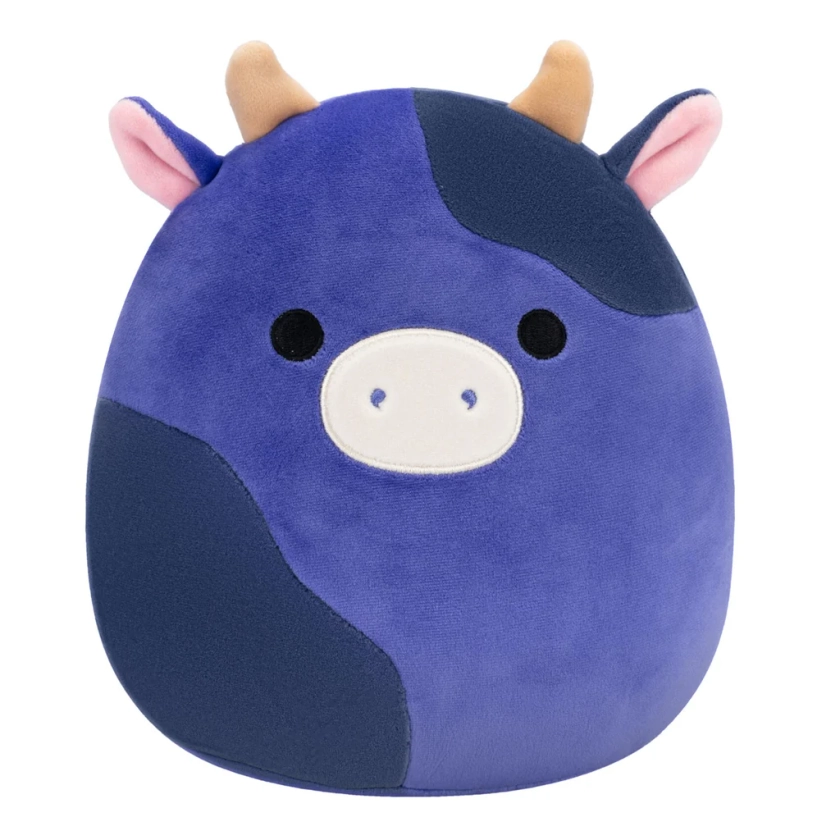 Squishmallows 8" Ingred the Purple and Black Spotted Cow | Jazwares