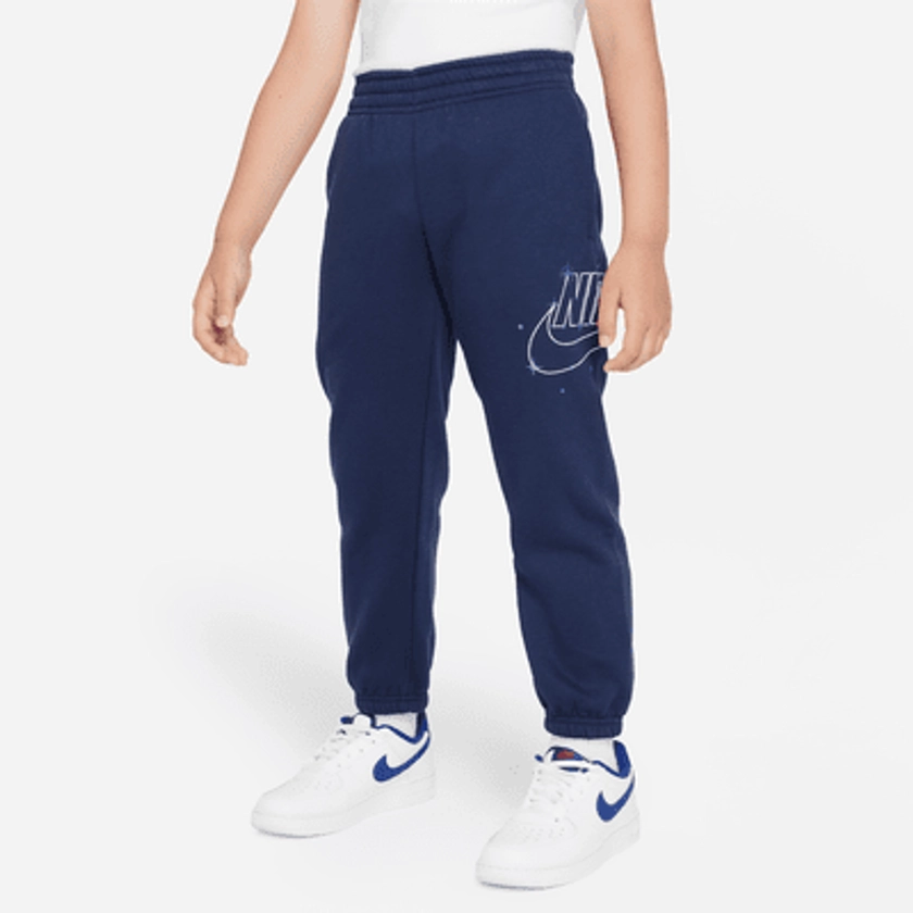 Nike Sportswear Shine Fleece Trousers Younger Kids' Trousers