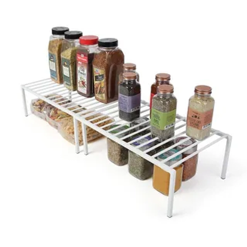 Smart Design Premium Expandable Cabinet Storage Shelf Rack | Overstock.com Shopping - The Best Deals on Kitchen & Pantry Storage | 41705868