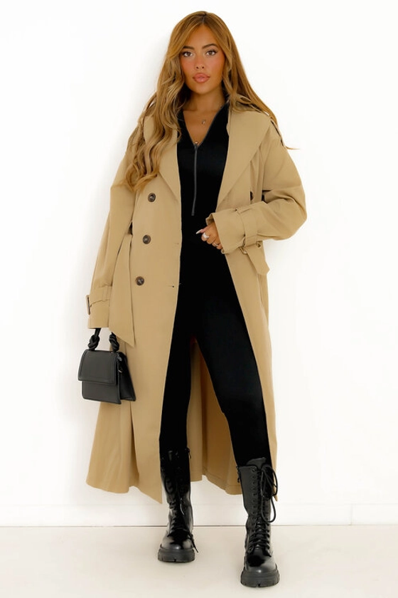 Trench Mi-long + Ceinture | Blooshop