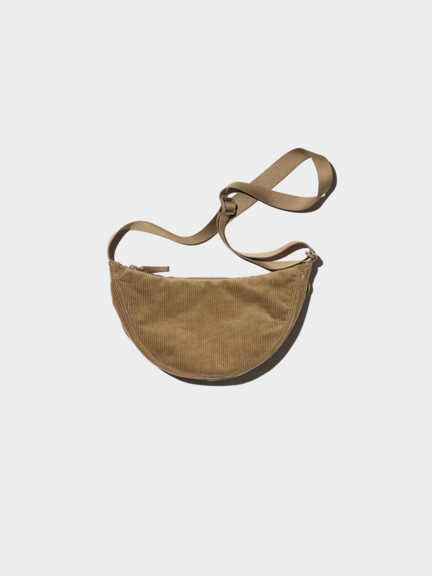 Mini-sac Rond à Bandoulière (Velours côtelé) pour Femme | UNIQLO FR