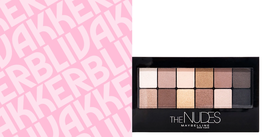 Maybelline New York The Nudes Eyeshadow Palette 9,6g | Norges største skjønnhetsbutikk på nett