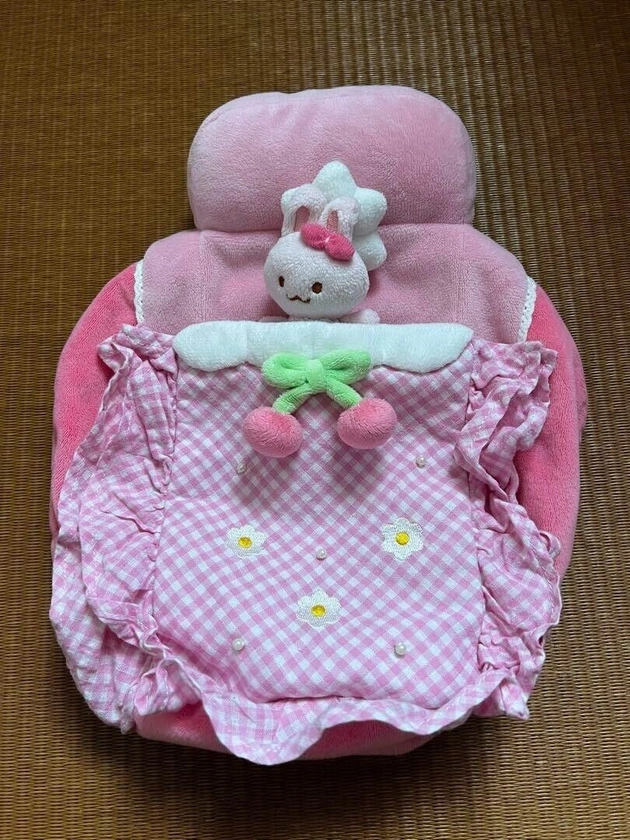 Mother garden Usamomo Tissue Cover Plush Doll Pink Cherry Kawaii Collection Rare