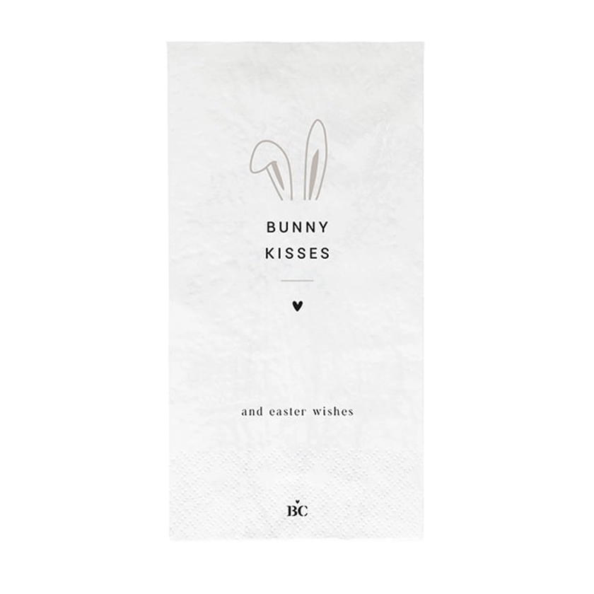 Papírové ubrousky Bunny Kisses - 16 ks | Bella Rose