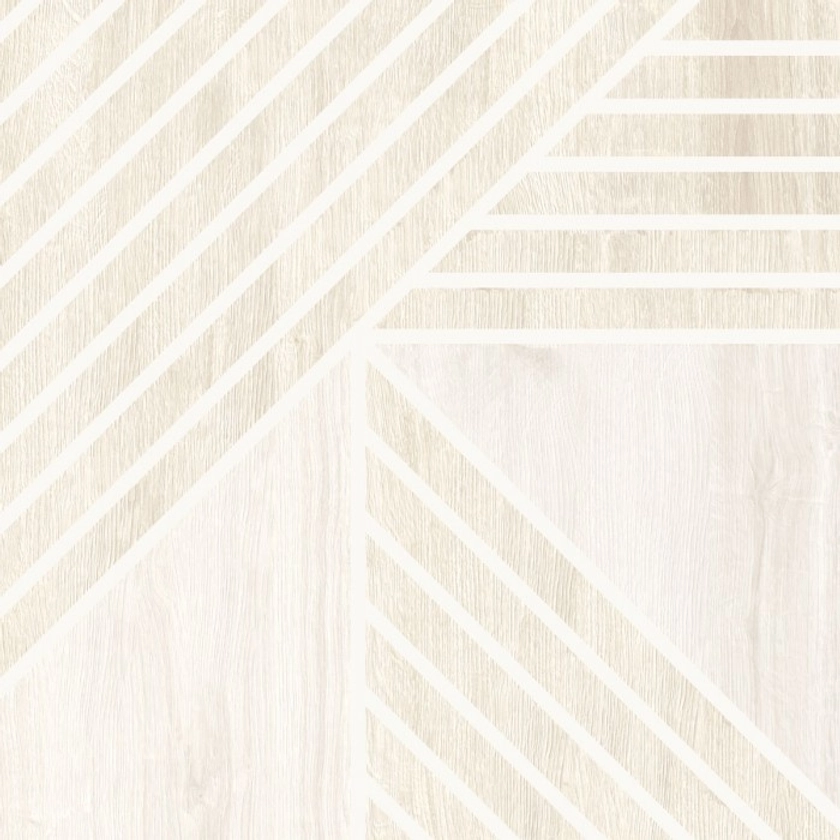 Madera geométrica blanca. Vinilo lavable para muebles y paredes