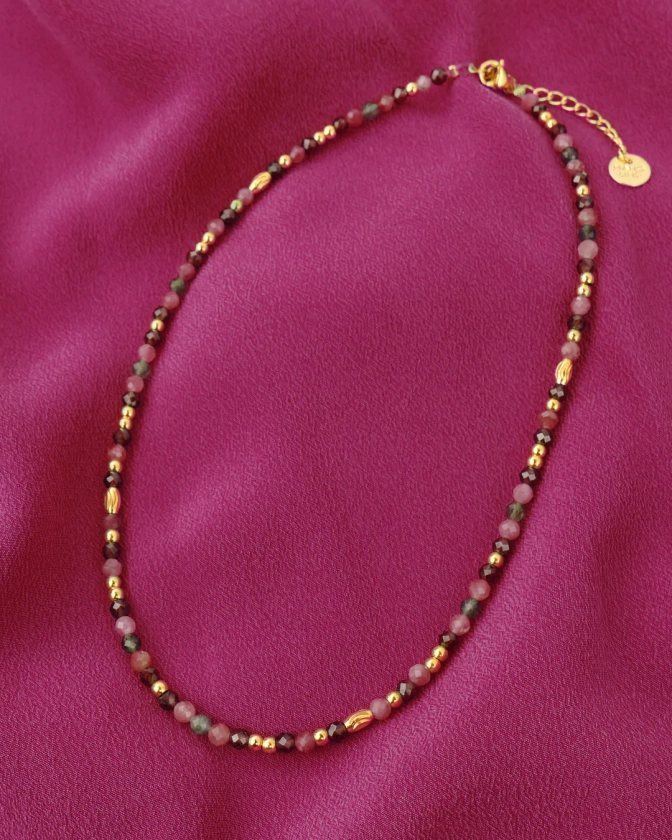 Collier Choker IGUA - Prune