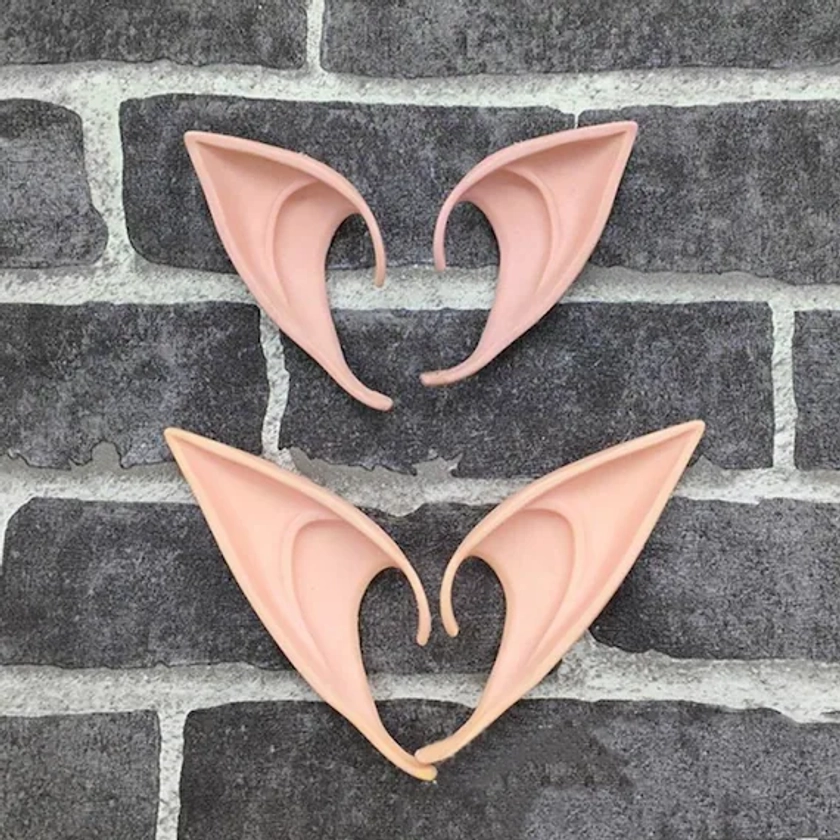 Elf Ears - Elven Ears - Cosplay Costume - Anime Party - Elf Ear Cuff - Elf Cosplay - Long Elf Ears - Short Elf Ears - Elf