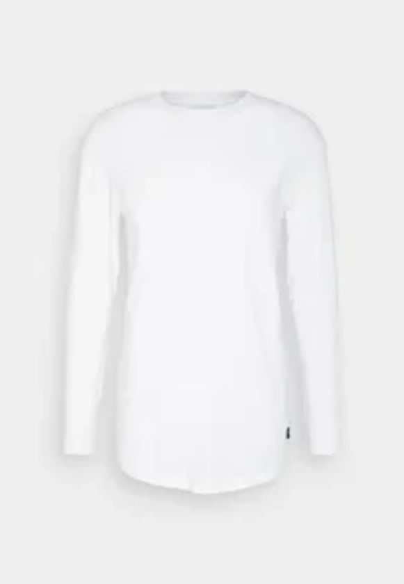 Jack & Jones JJENOA TEE O NECK - T-shirt à manches longues - white/blanc - ZALANDO.FR