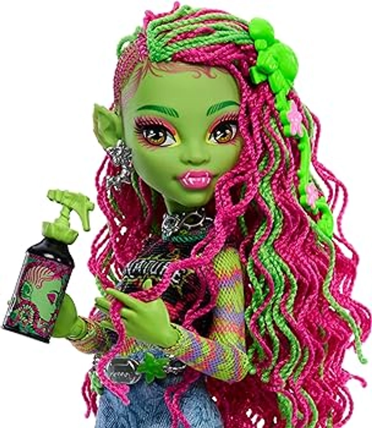 Monster High Venus McFlytrap Doll with Plant Monster Pet Cat Chewlian and Accessories Like Backpack, Notebook, Snacks and More : Amazon.com.au: Toys & Games