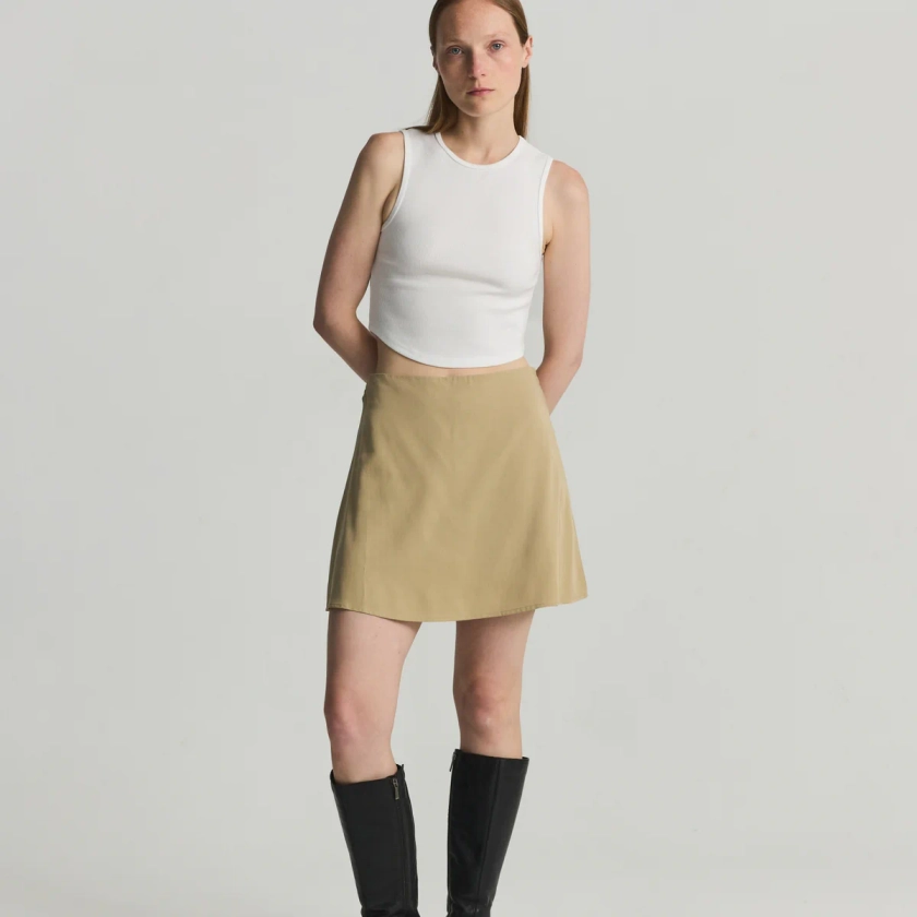 The Talia Mini Skirt | Circular Tencel Mini Skirt