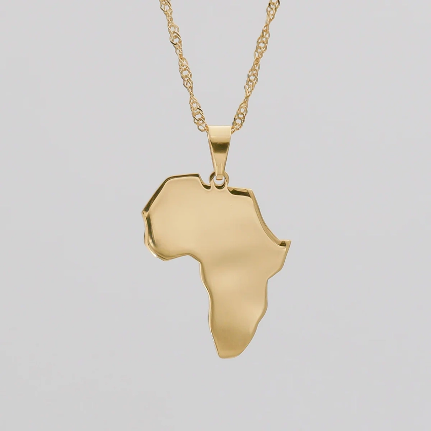 Africa Gold Filled Necklace