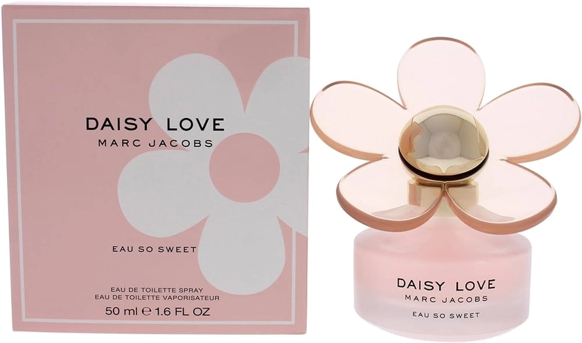Amazon.com : Marc Jacobs Daisy Love Eau So Sweet 1.7 oz Eau de Toilette Spray for Women, Clear : Beauty & Personal Care