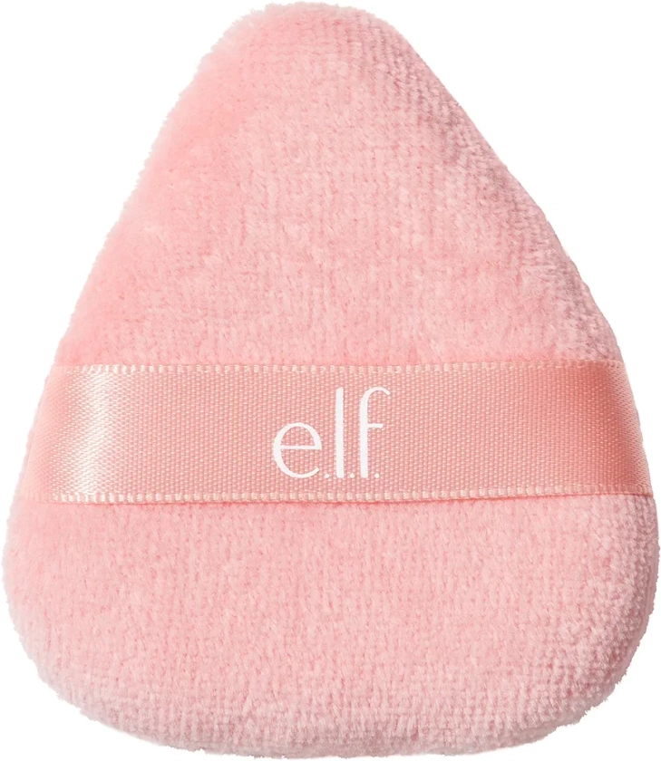 e.l.f. Halo Glow Powder Puff, Soft, Reusable Powder Puff For Applying Loose Or Pressed Powders, Easily Conforms To The Face, Vegan & Cruelty-free