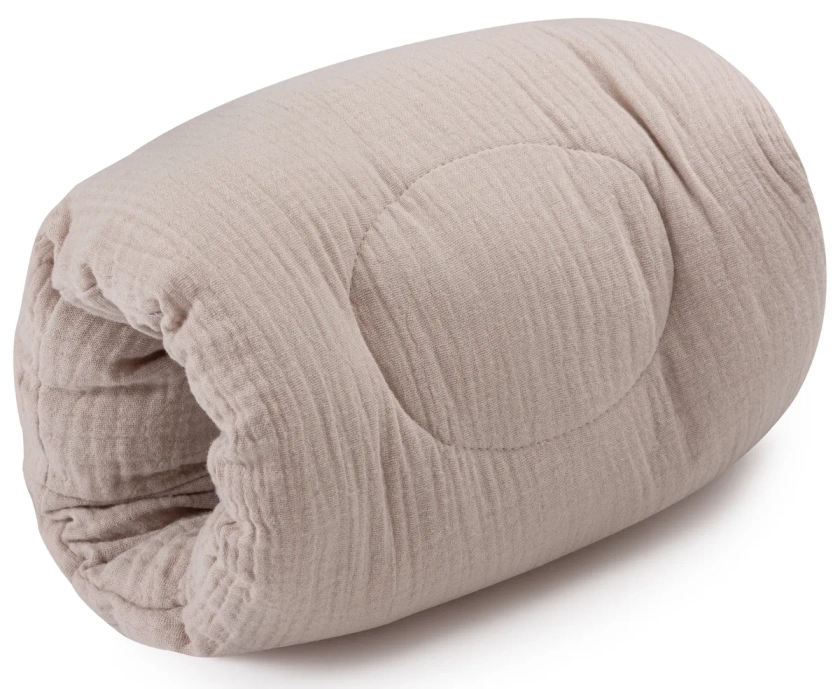 Coussin d'allaitement pour bras cuddly muslin beige | Bellochi