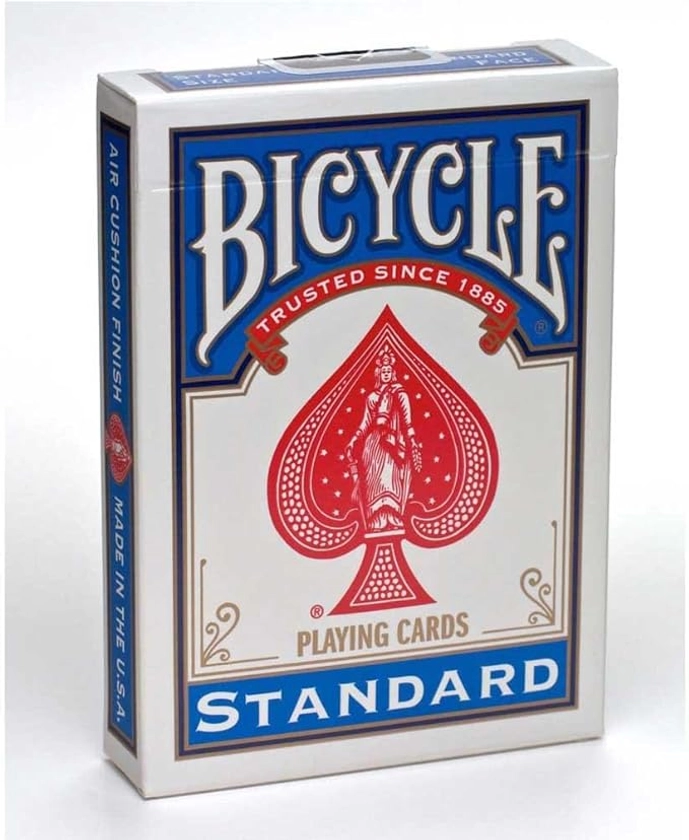 Amazon.com: Bicycle Playing Cards - Poker Size, [Colors May Vary: Red, Blue or Black] : Bicycle,: Toys & Games