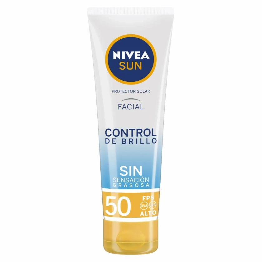 Protector Solar Nivea Sun Facial Control Brillo Spf 50 X 50 Ml