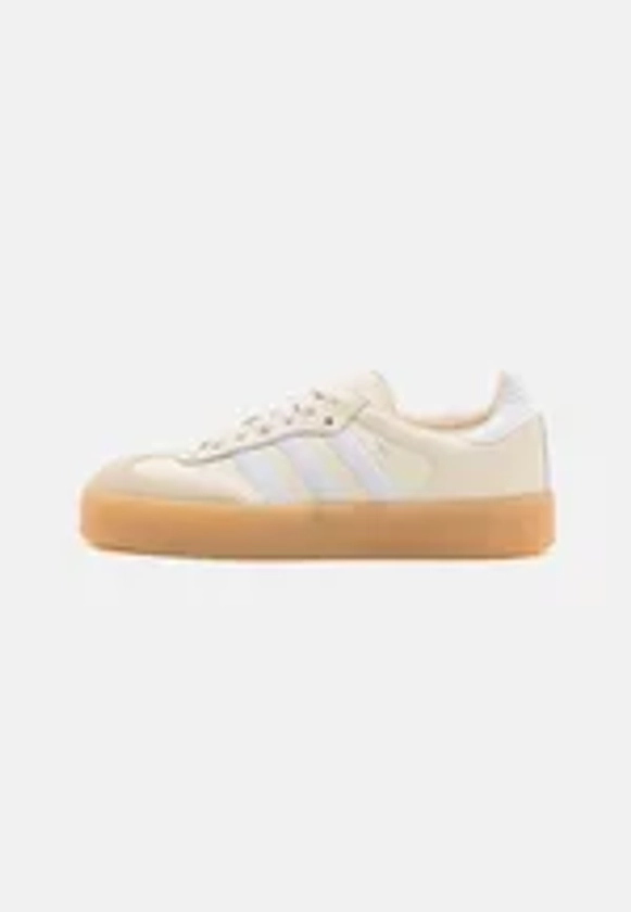 adidas Originals SAMBAE - Baskets basses - white/footwear white/silver metallic/écru - ZALANDO.FR