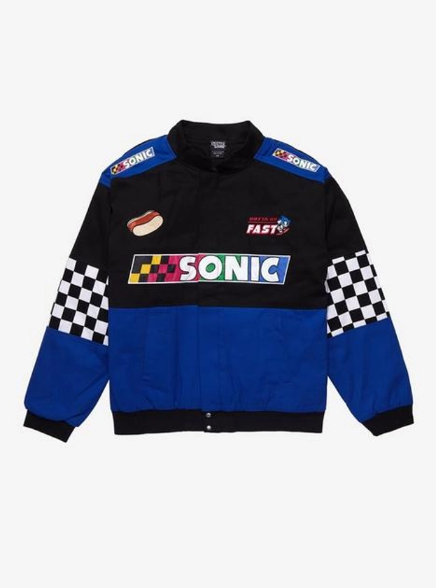 Sonic the Hedgehog Checkered Racing Jacket - BoxLunch Exclusive | BoxLunch