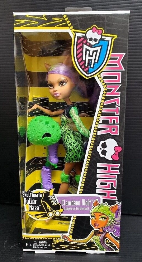 Monster High Skultimate Roller Maze Clawdeen Wolf Doll New