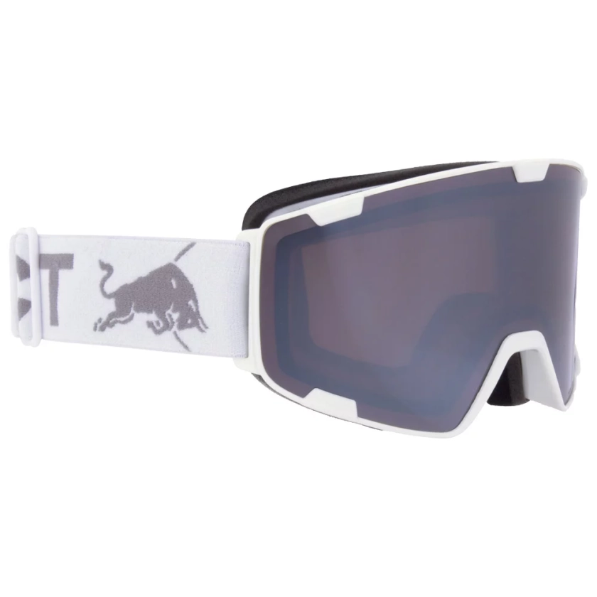Masque de Ski Red Bull Spect Park Shiny White Smoke Silver Mirror