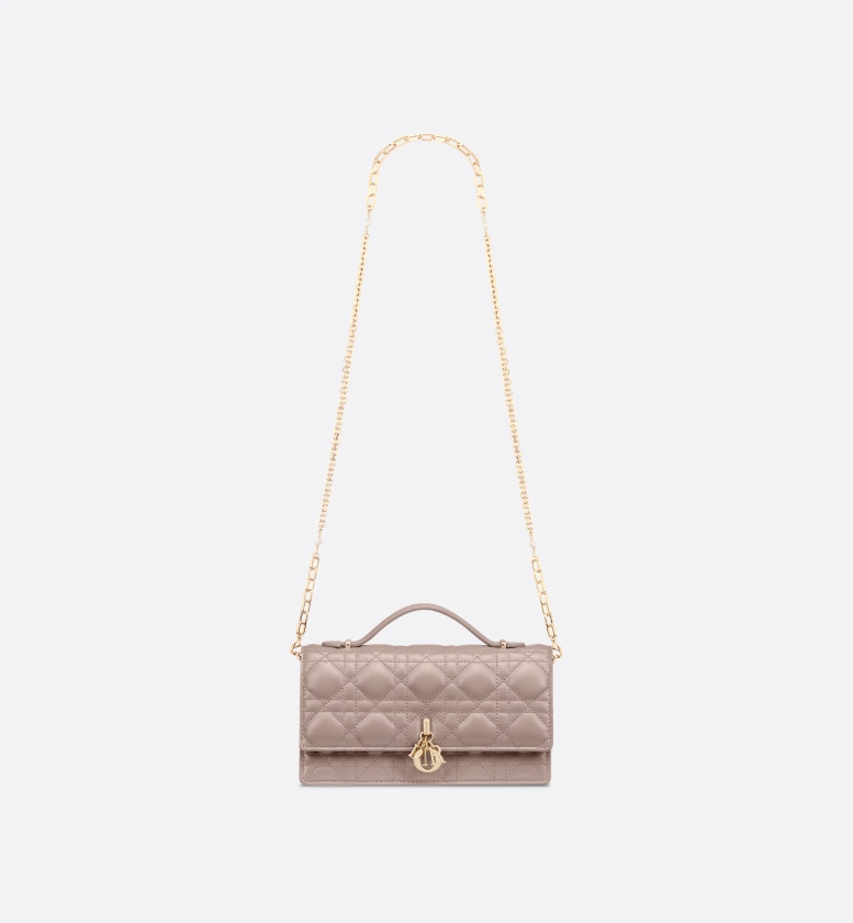 My Dior Mini Bag Warm Taupe Cannage Lambskin | DIOR