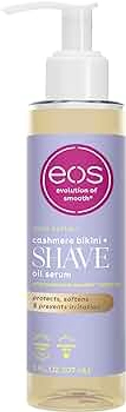 eos Cashmere Skin Collection Shave Oil- Vanilla Cashmere Scented, Entire Bikini Area-Approved, 6 fl oz