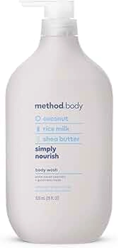 Method Body Wash, Simply Nourish, Paraben and Phthalate Free, Biodegradable Formula, 28 oz (Pack of 1)