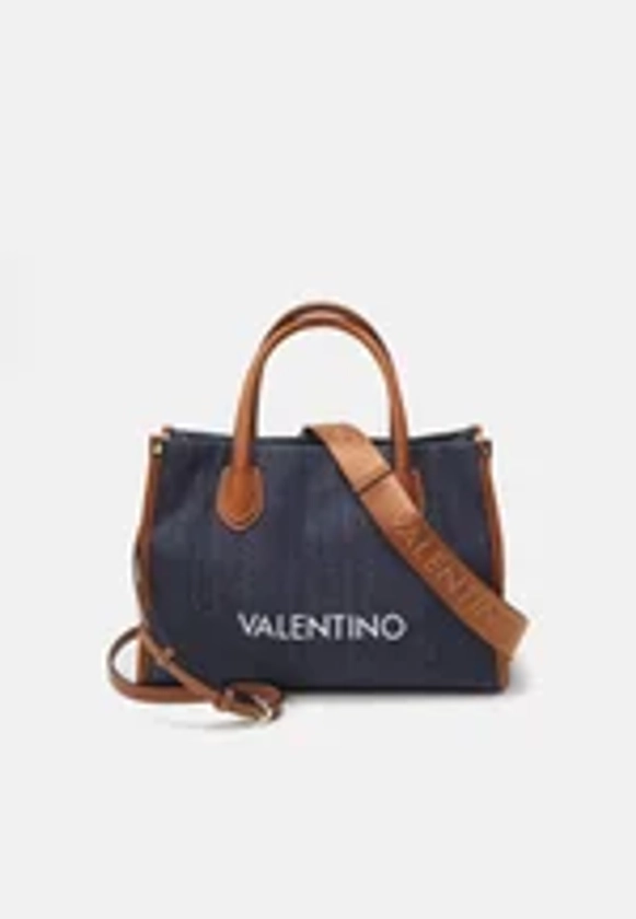 Valentino Bags LEITH - Sac à main - denim/cuoio/denim bleu - ZALANDO.FR