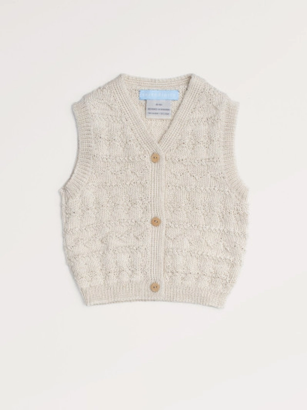 Baby Weste Struktur - Pullover & Cardigans - Baby - Shop