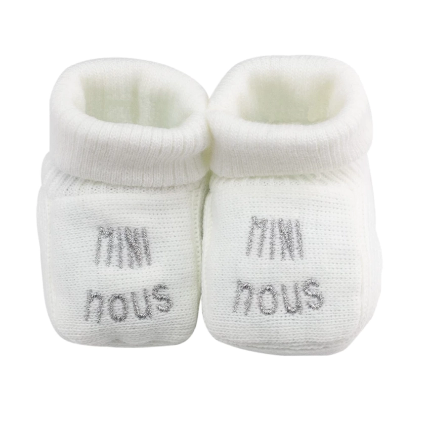 Chaussons naissance chauds mini nous Trois Kilos Sept - 6 coloris ★ Trois Kilos Sept