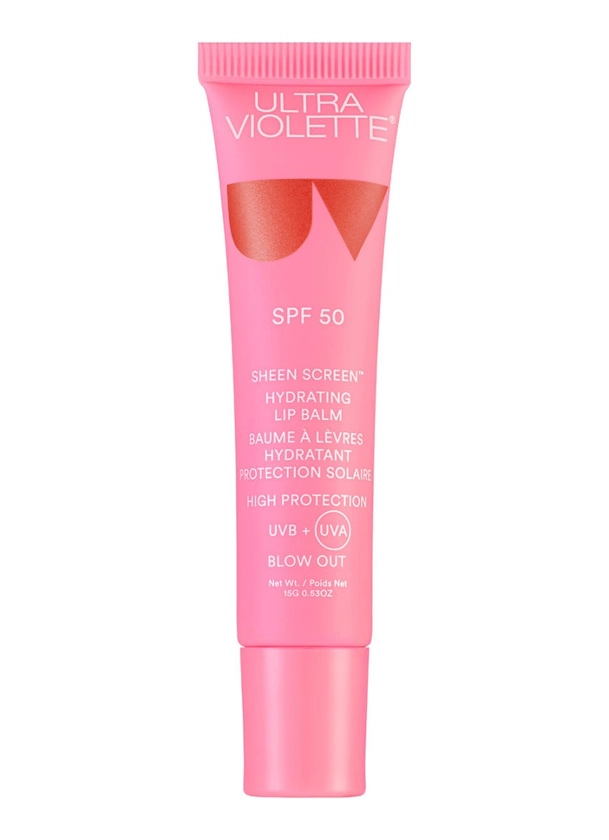 Ultra Violette Sheen Screen™ Hydrating Lip Balm SPF 50 - getinte lipbalsem • Silk Pillow • deBijenkorf.be