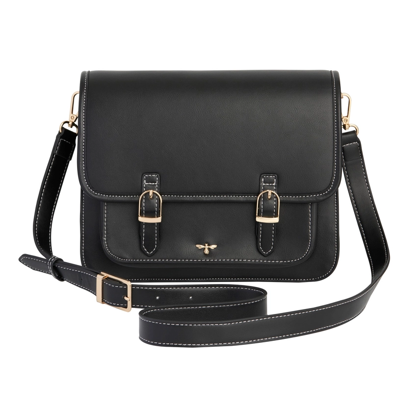 Fable England Magical Mushroom Satchel - Black by Fable England