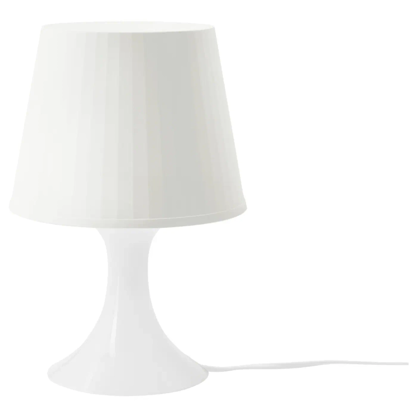 LAMPAN table lamp, white, 11" - IKEA