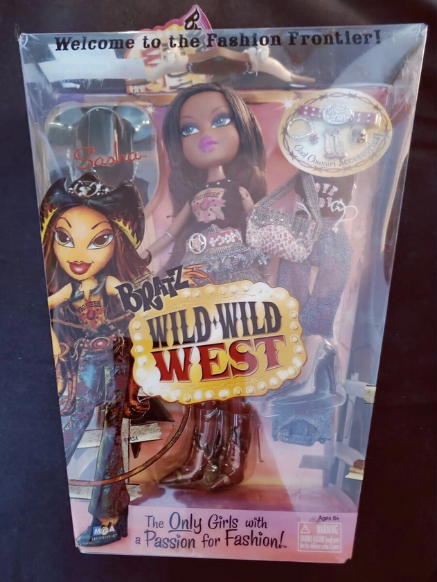 Bratz Wild Wild West Sasha Mega Rare MIB VHTF