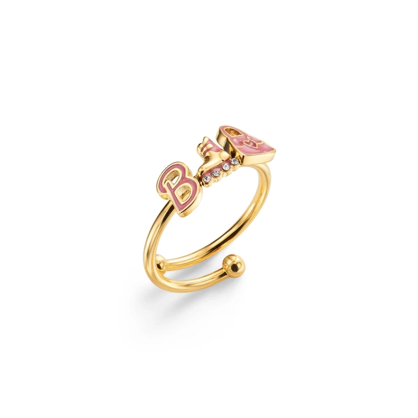 Barbie Fixed Charm Ring (Gold)