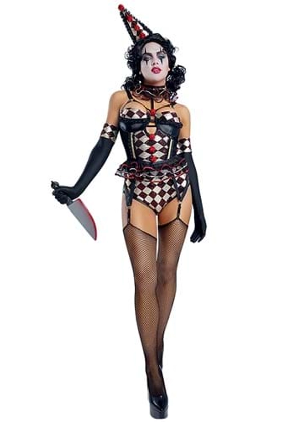 Women's Killer Clown Costume