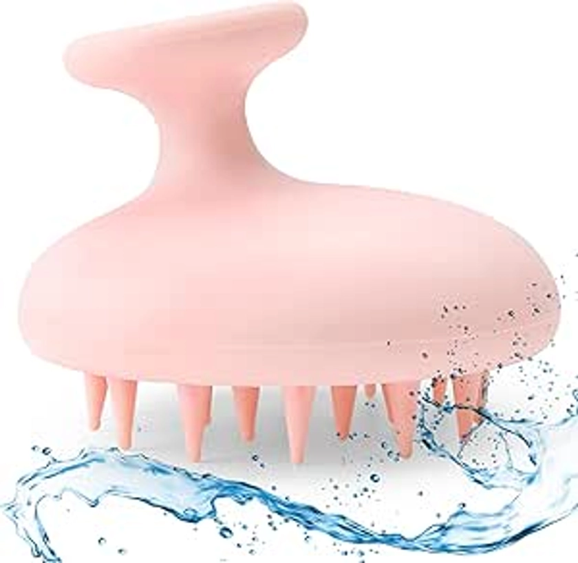 Amazon.com: BSSUEENB Scalp Massager Hair Growth，Silicone Scalp Scrubber Shampoo Brush, Scalp Brush for Hair Growth & Dandruff Removal,Hair Shampoo Brush for Scalp Exfoliator (Pink) : Beauty & Personal Care