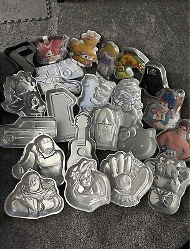 Vintage Wilton Cake Pans - Lot Of 25 | eBay