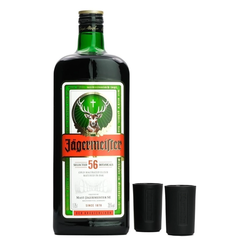 Jagermeister coffret 1,75L + deux verres