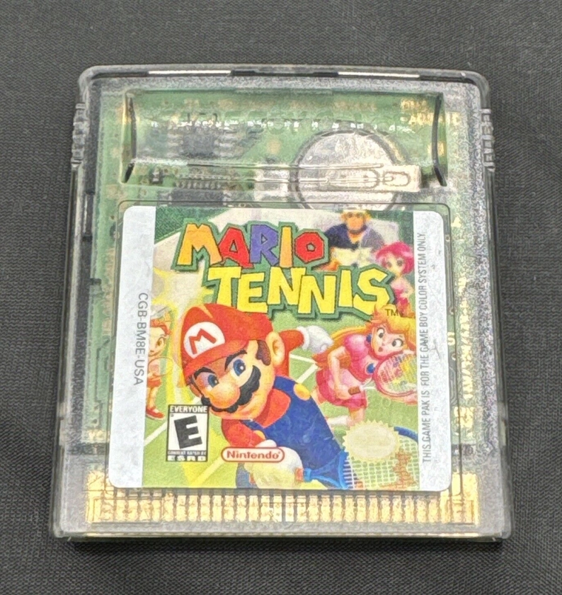 Mario Tennis (Nintendo Game Boy Color, 2001)  Game Cartridge Only - Tested!