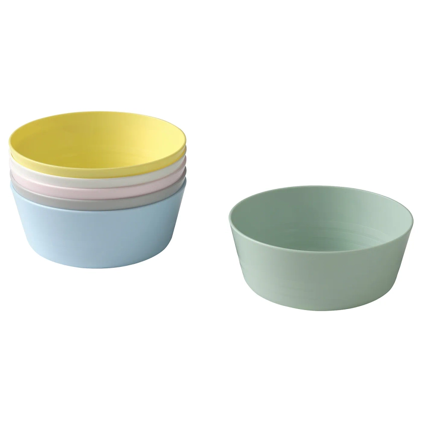 KALAS bowl, mixed colours - IKEA