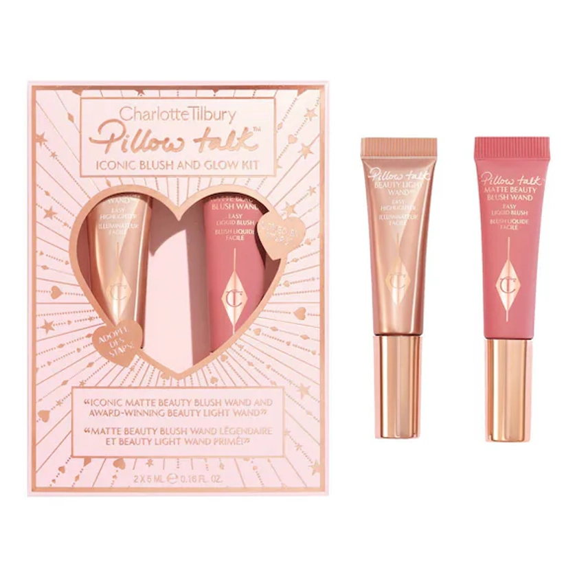 CHARLOTTE TILBURY | Pillow Talk Iconic Blush and Glow Kit - Set fard à joues et surligneur