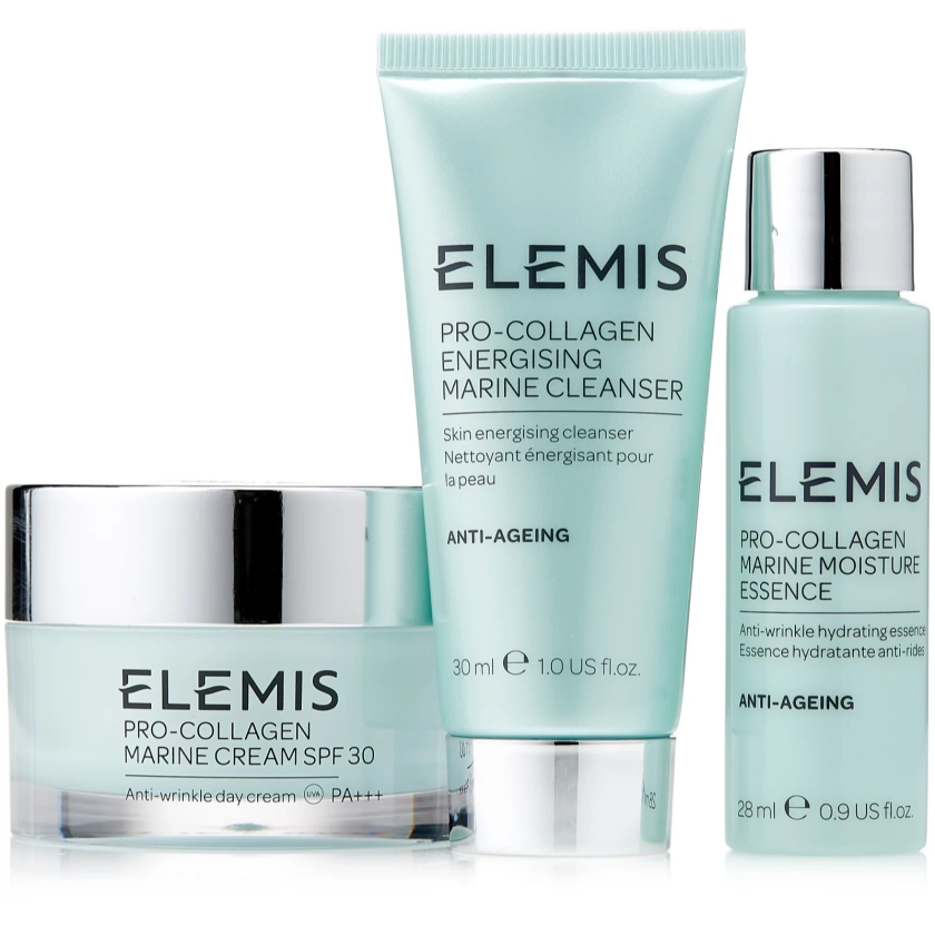 Elemis 3 Piece Pro-Collagen Marine Moisture Collection - QVC UK