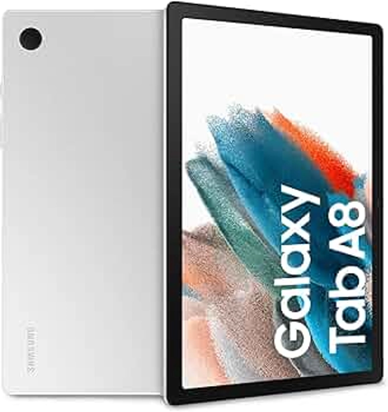 Samsung Tablette Android Galaxy Tab A8 10,5 pouces Wi-Fi RAM 3 Go 32 Go 11 argent [Version italienne] 2022