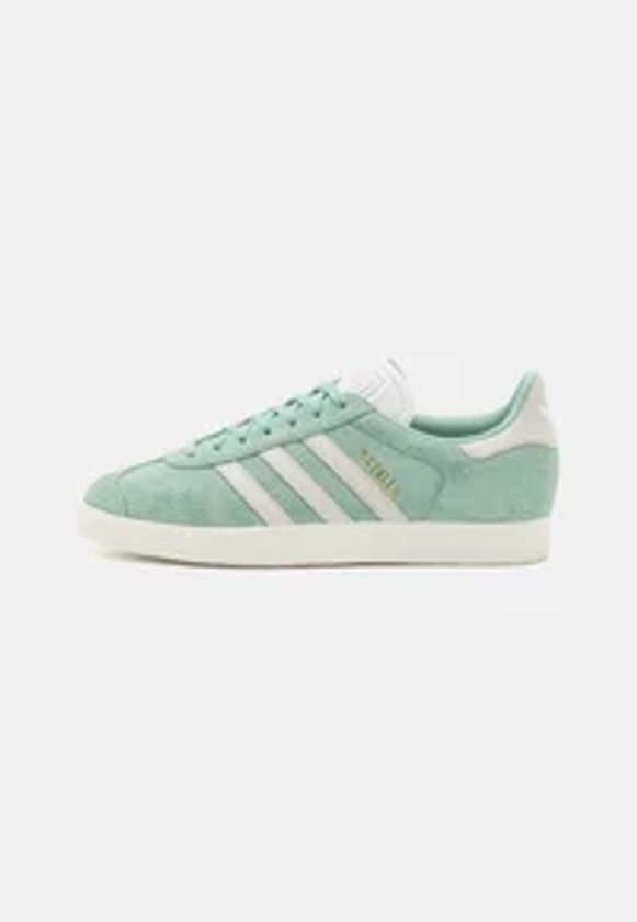 adidas Originals GAZELLE - Baskets basses - hazy green/off white/footwear white/vert clair - ZALANDO.FR