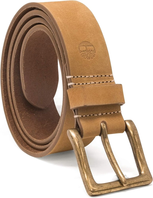 Amazon.com: Timberland Men's 38MM Icon Nubuck Boot Leather Belt, Beige Wheat, 34 : Clothing, Shoes & Jewelry