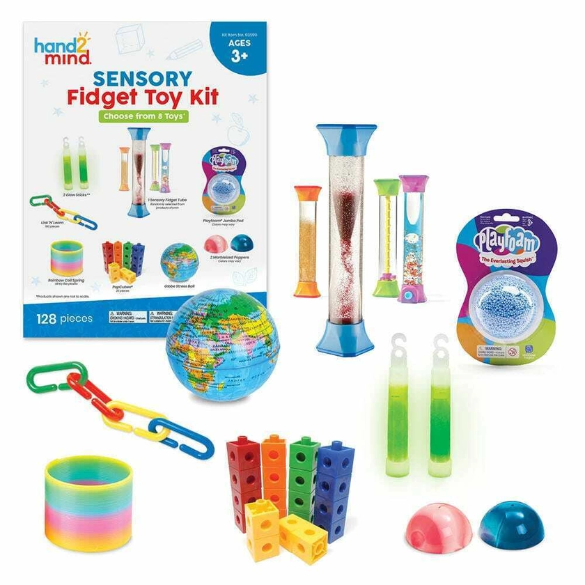 Learning Resources Sensory Fidget Toys- Childrens Classroom Concentration Bundle