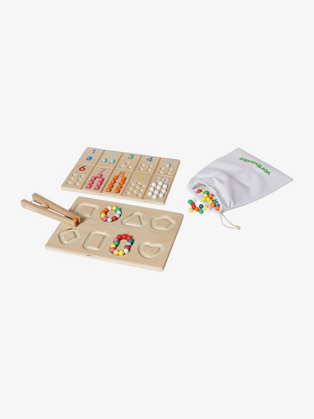 Bead sorting game in FSC® wood