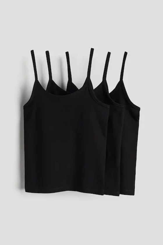 3-pack strappy tops