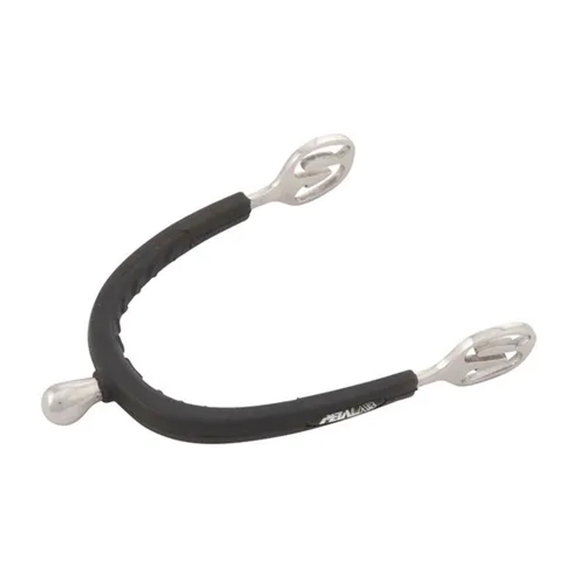 Metalab Round Head Rubber Covered Spurs - Medium Cup | Dover Saddlery